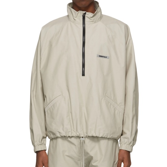 ESSENTIAL - FEAR OF GOD Half-Zip Track Jacket - Picture 1 of 9